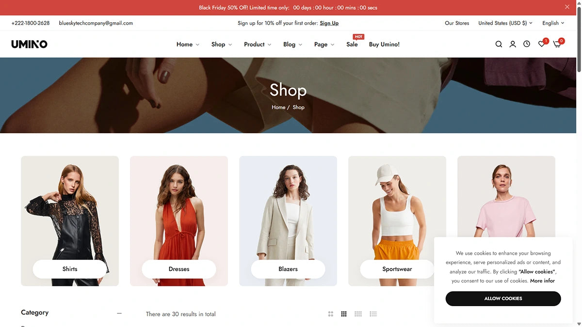Umino Theme – Fashion Elegance | Img 5