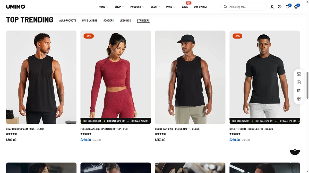 Umino Theme – Gym Fitness - Img 4