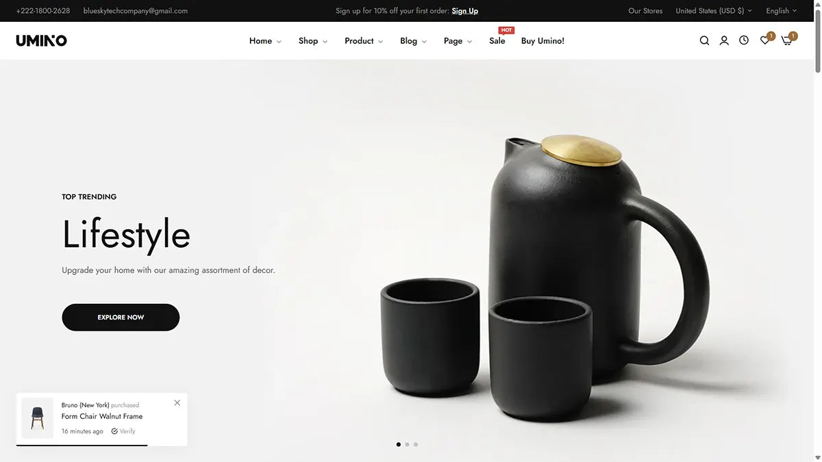 Umino Theme – Home Decor - Img 1