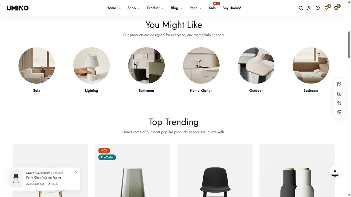 Umino Theme – Home Decor - Img 2