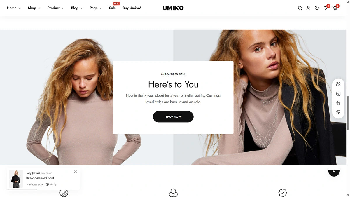 Umino Theme – Minimal Clothings | Img 4