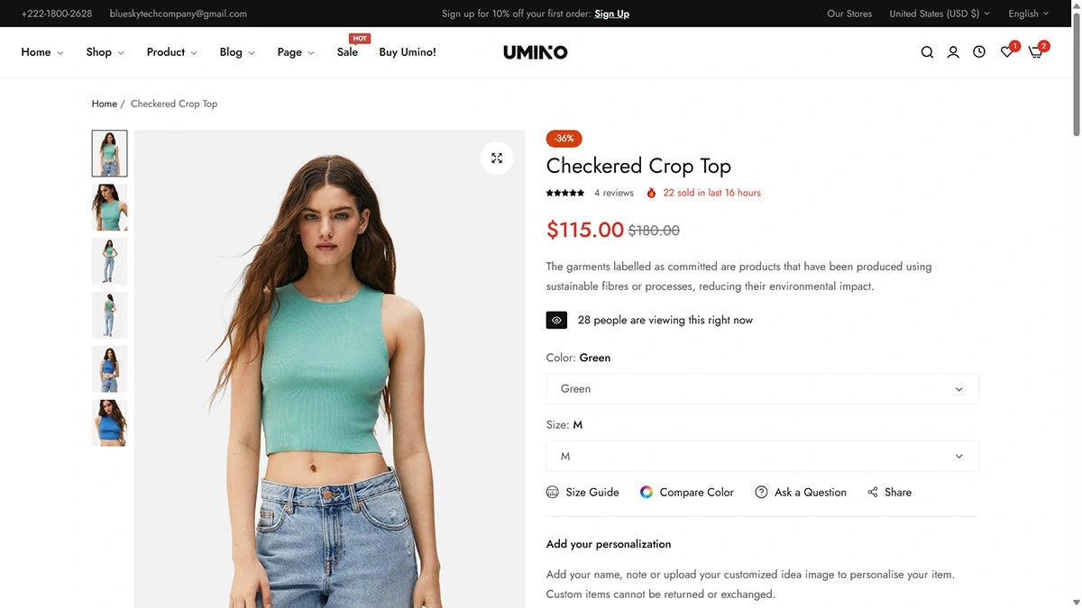 Umino Theme – Minimal Clothings | Img 5