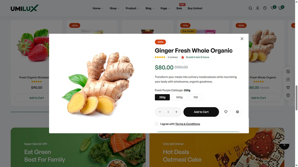 Umino Theme – Organic Foods - Img 5