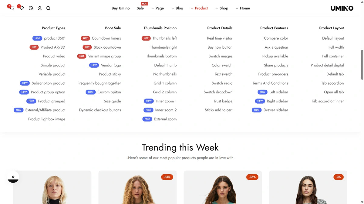 Umino Theme – RTL Demo | Img 3