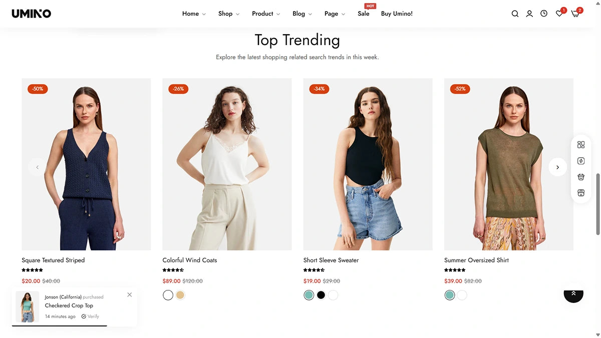 Umino Theme – Simple Modern | Img 3