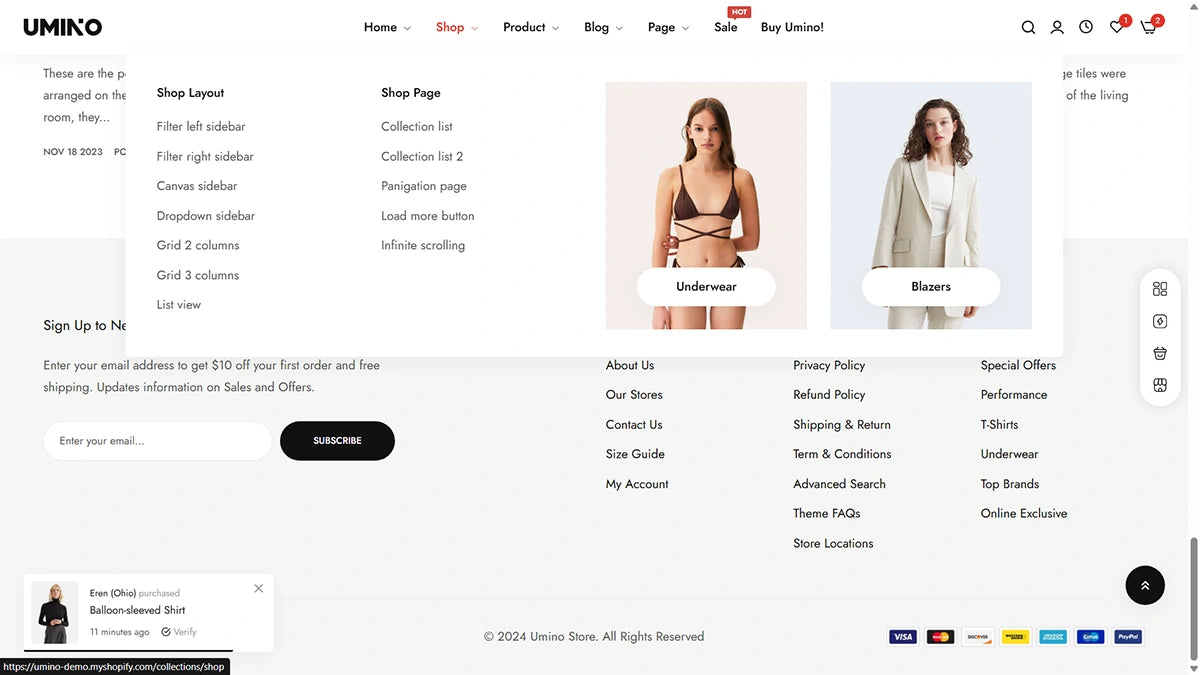 Umino Theme – Simple Modern | Img 4
