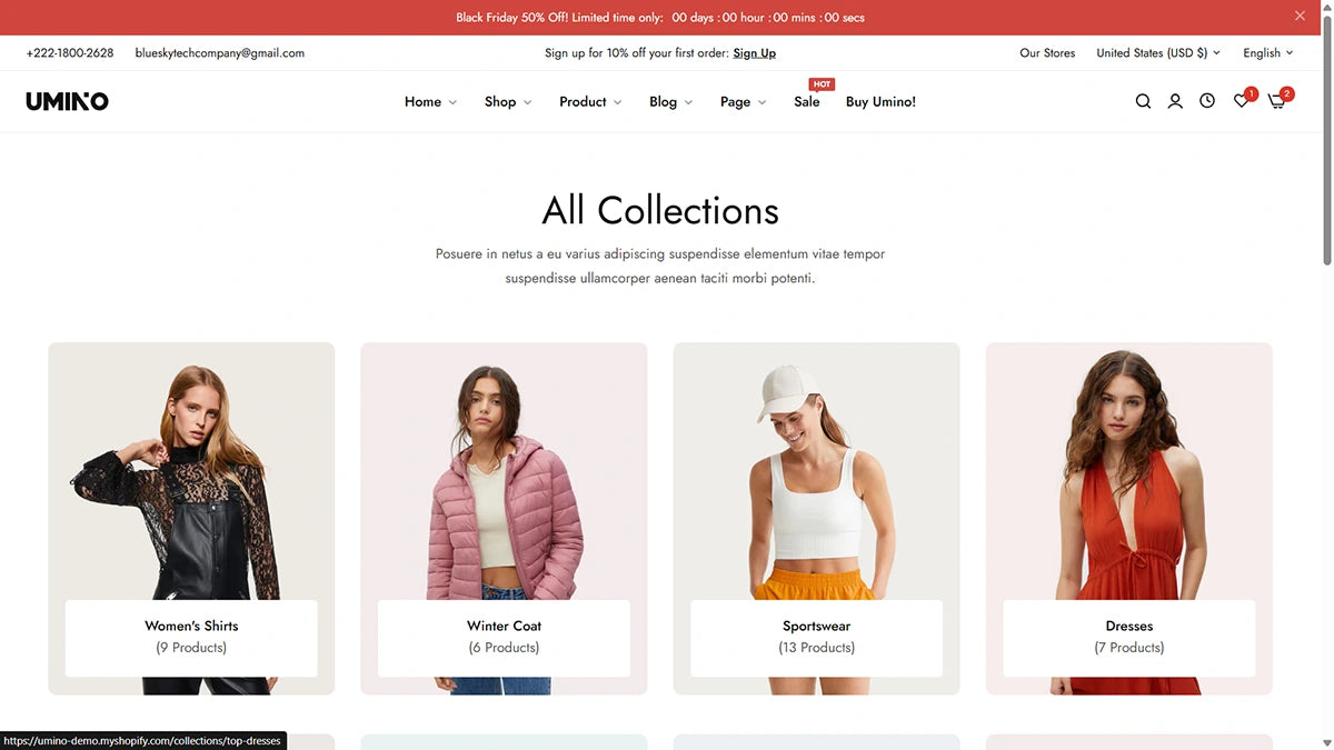 Umino Theme – Simple Modern | Img 5