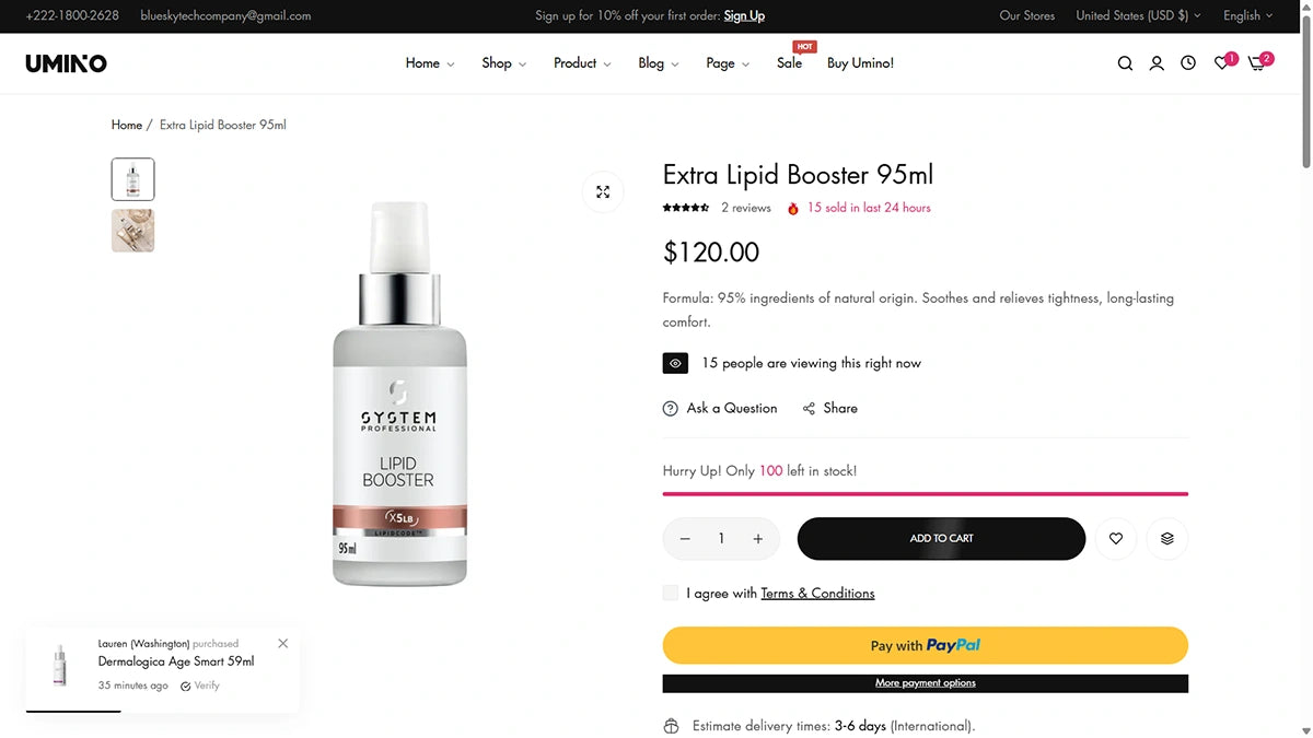 Umino Theme – Skincare - 5