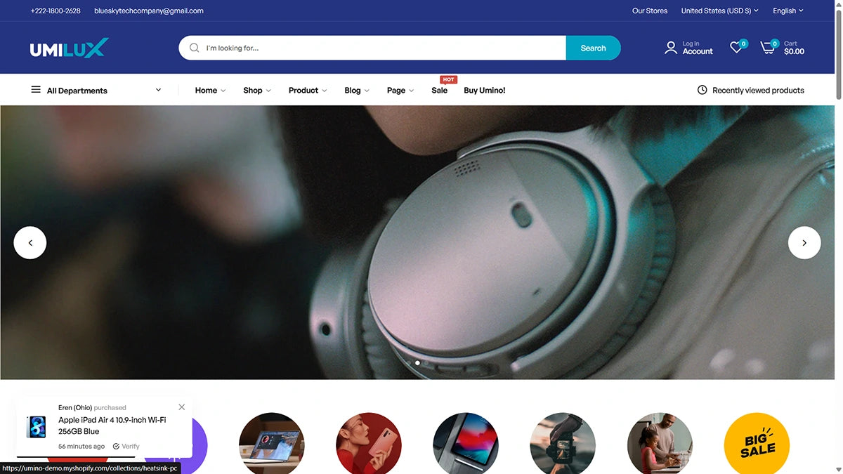 Umino Theme – Smart Digital - Img 1