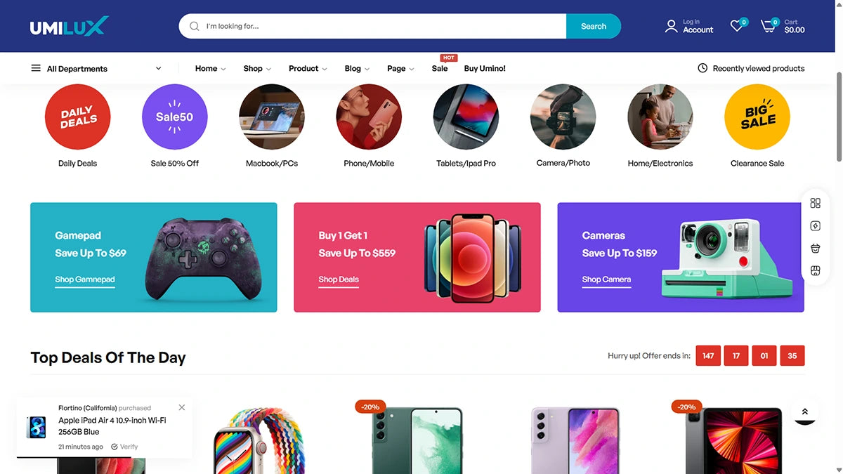 Umino Theme – Smart Digital - Img 2