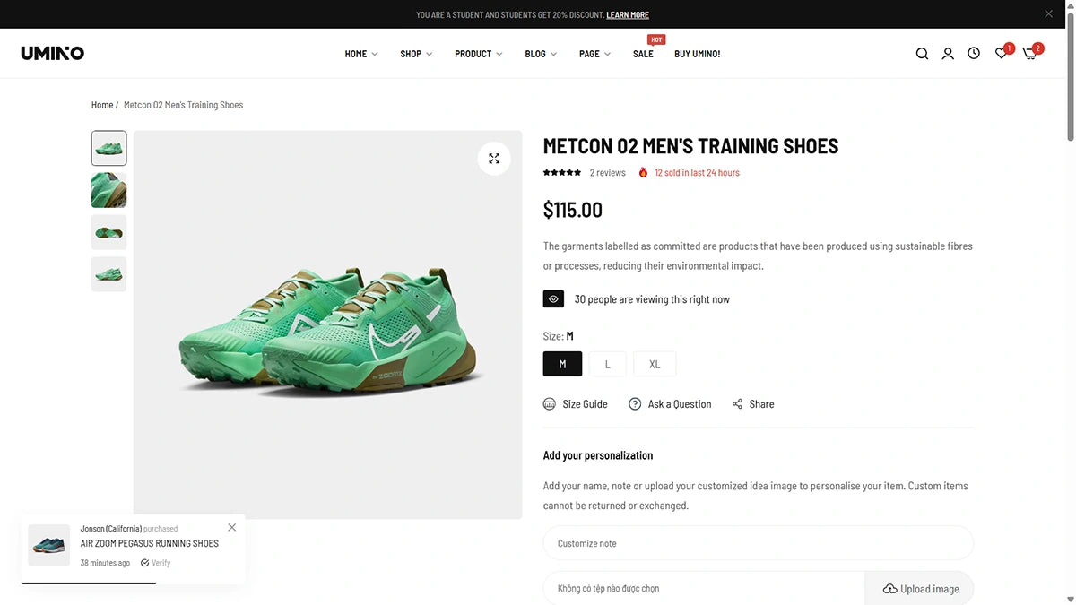 Umino Theme – Sneaker Store | Img 5