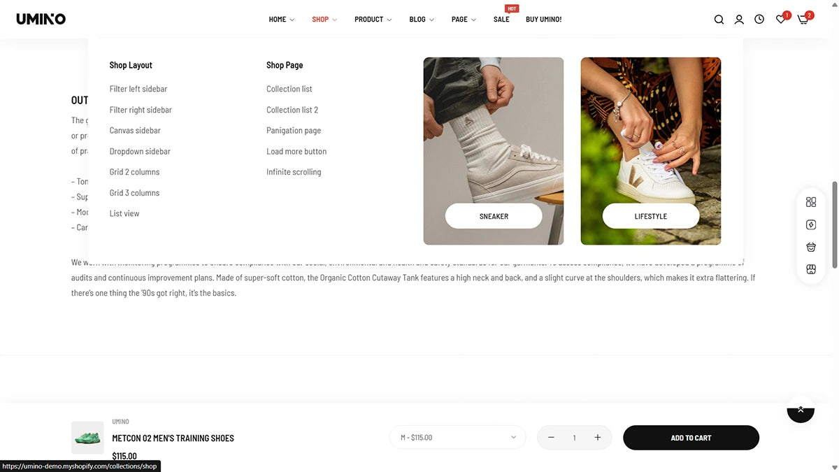 Umino Theme – Sneaker Store | Img 6