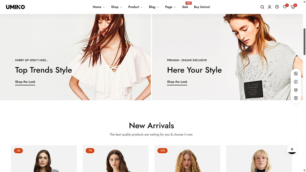 Umino Theme – Trendy Style | Img 2