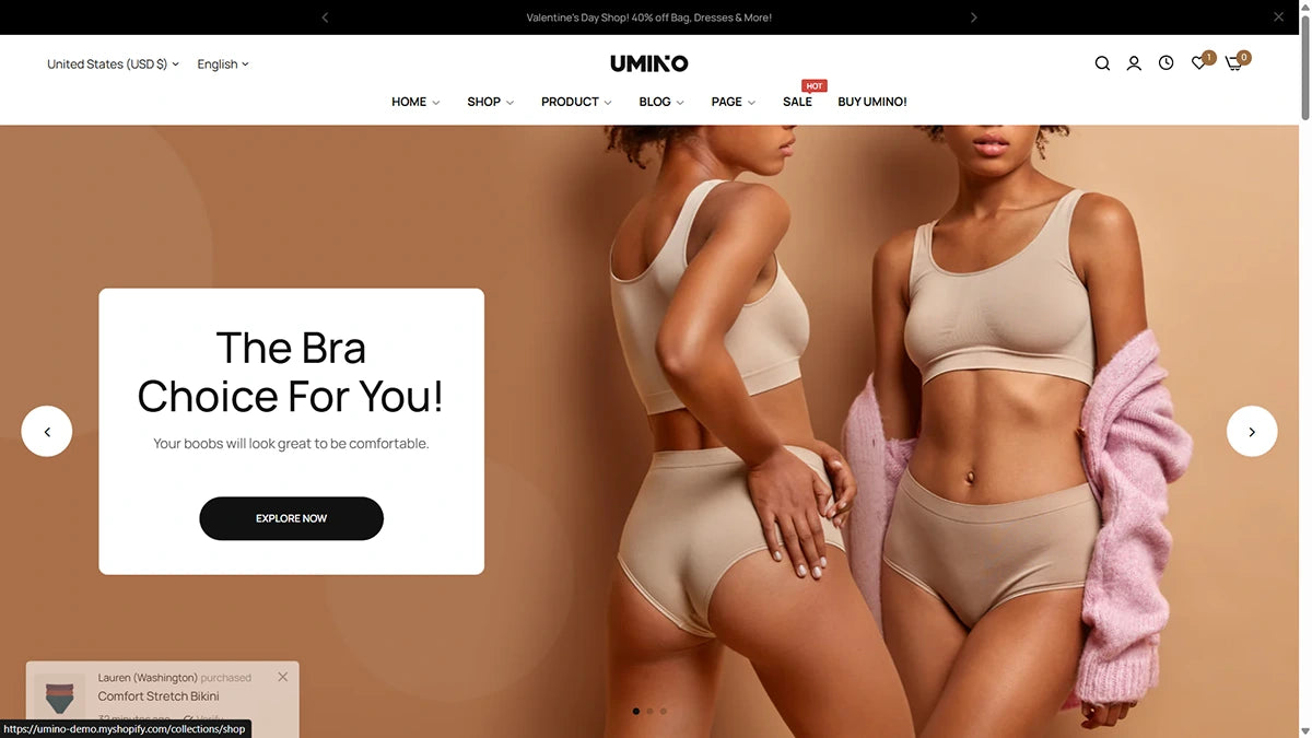 Umino Theme – Underwear | Img 1