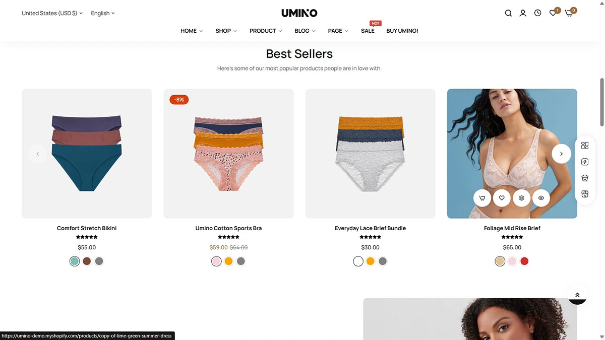 Umino Theme – Underwear | Img 2