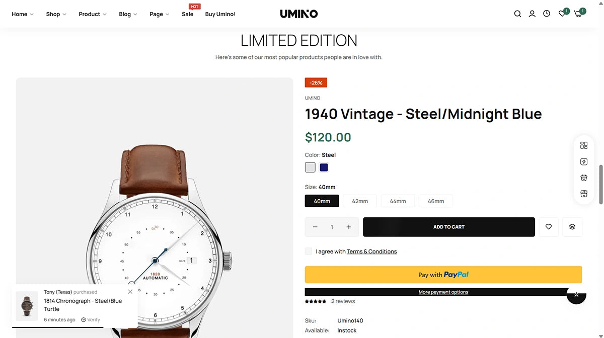 Umino Theme – Unique Watches - Img 4