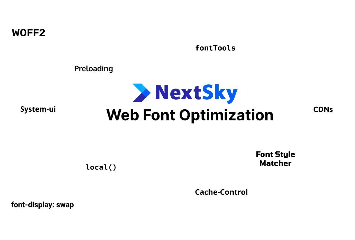 Web font optimization – Nextsky